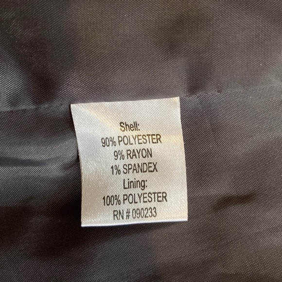 Black Poppy: Women’s Grey Double-Breasted Peacoat (X-Small) - Picture 7 of 7